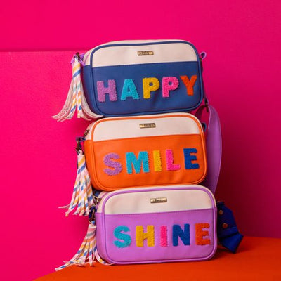 Roma Shine Lila Crossbody Bag