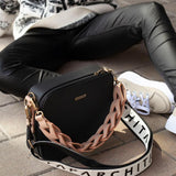 PARCHITA Flora Negro Bag