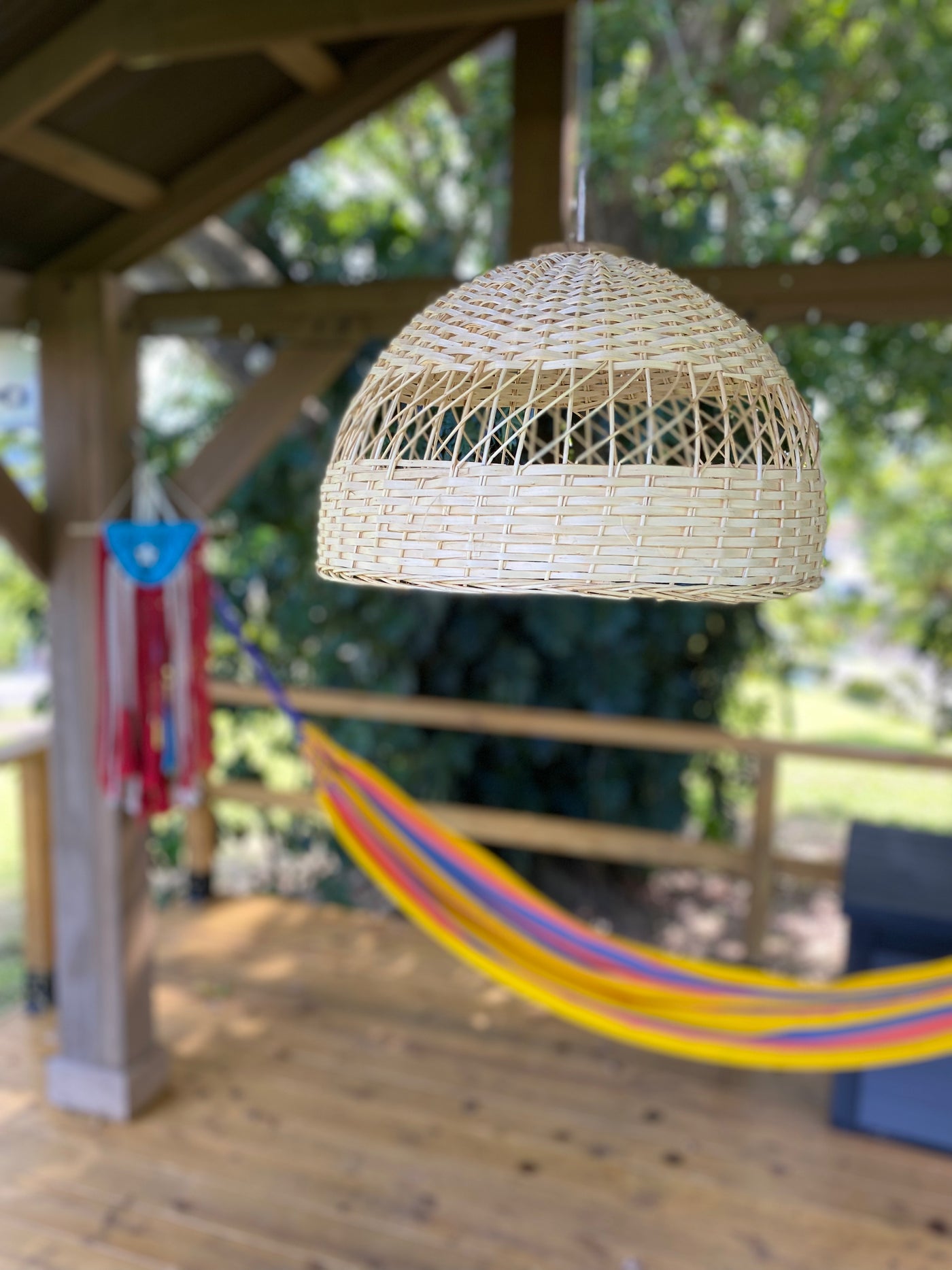 Mimbre Natural Lamp