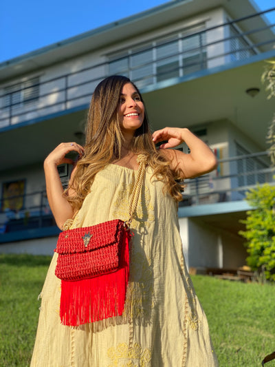 Eloisa Rojo 2-in-1 Bag