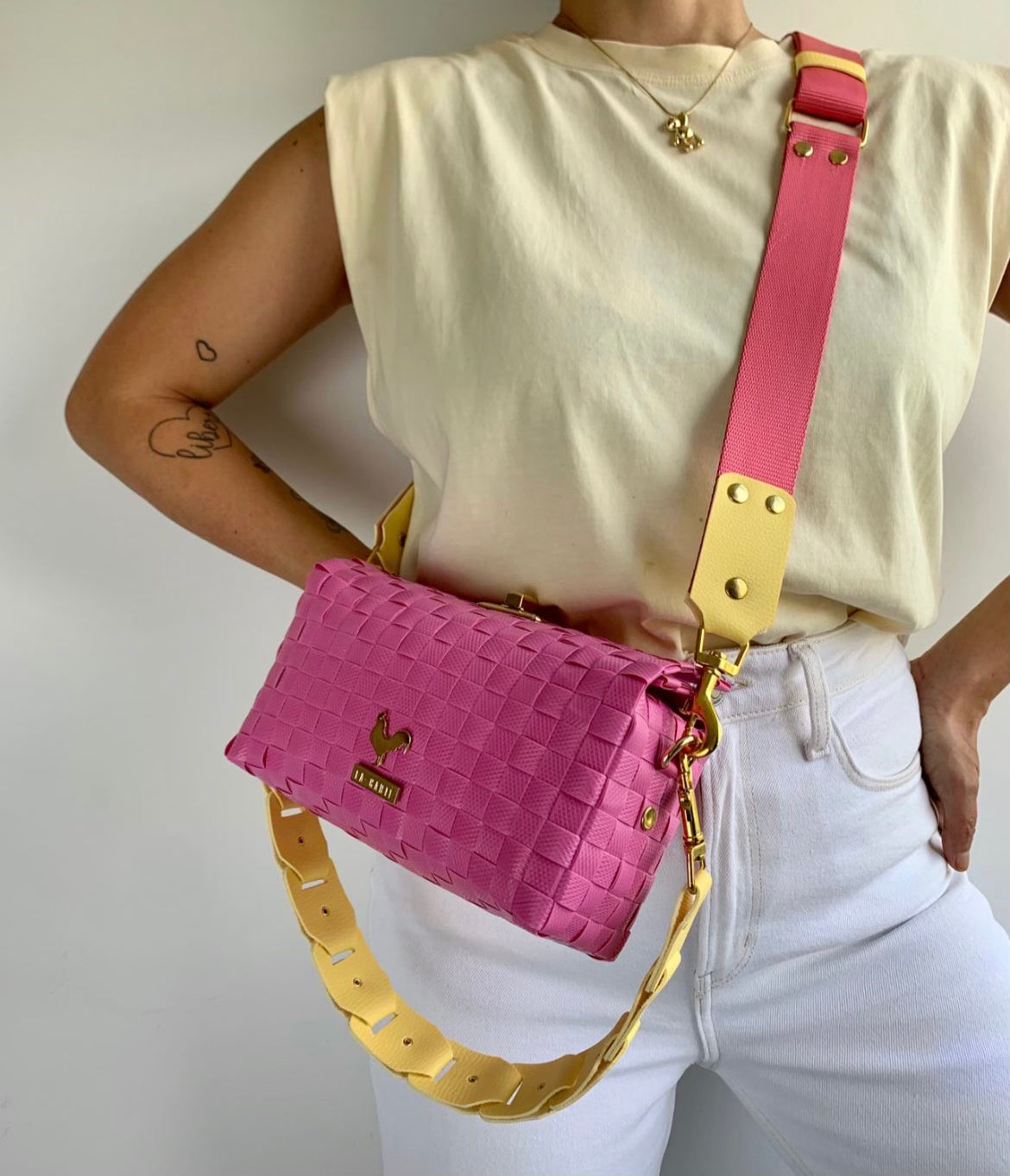 Hoja Rosa Multi-Way Bag