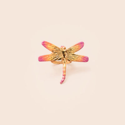 Libelula Pintado Ring 24k
