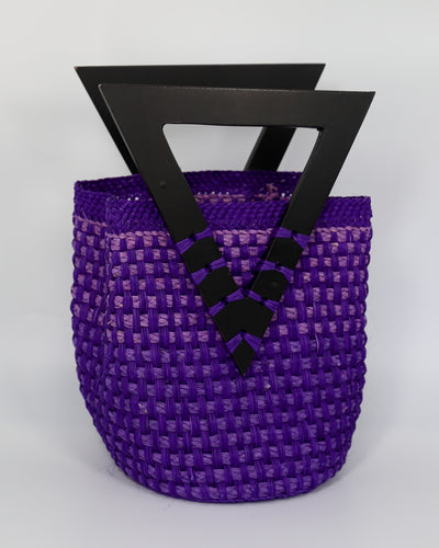 Noelia Morado Color Block Handbag