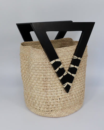 Noelia Natural y Negro Handbag