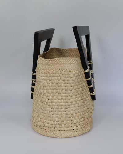 Noelia Natural y Negro Handbag