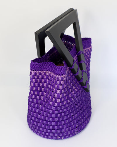 Noelia Morado Color Block Handbag