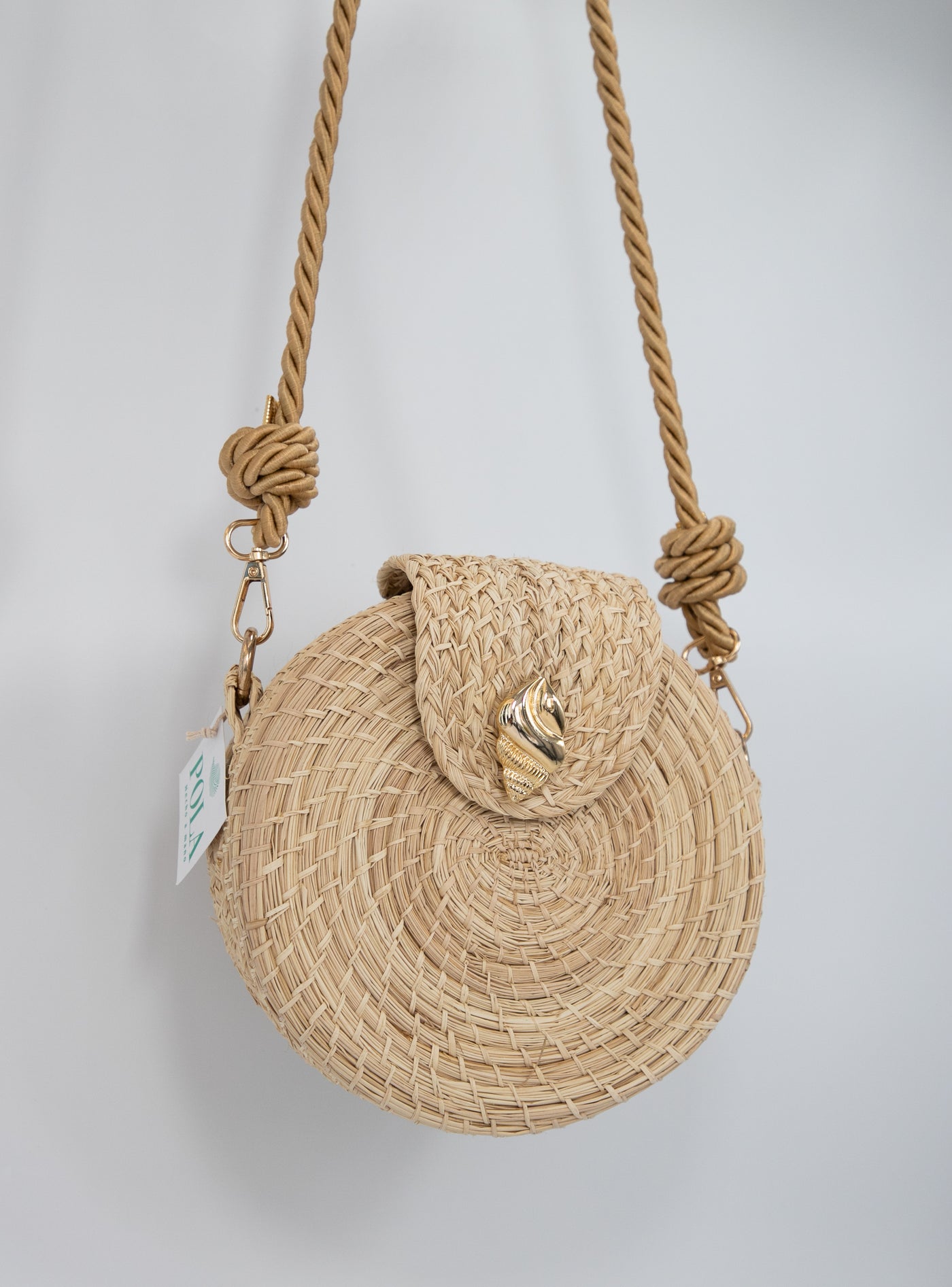 Alejandra Natural Crossbody Bag