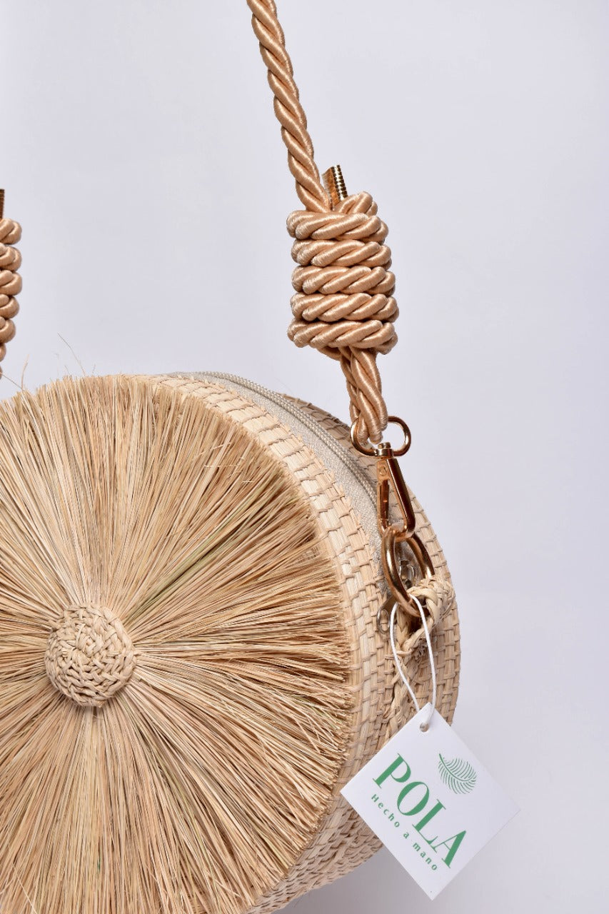Shaggy Natural Crossbody Bag