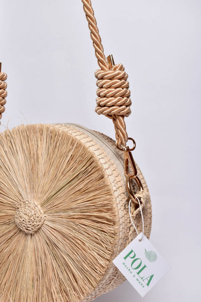 Shaggy Natural Crossbody Bag
