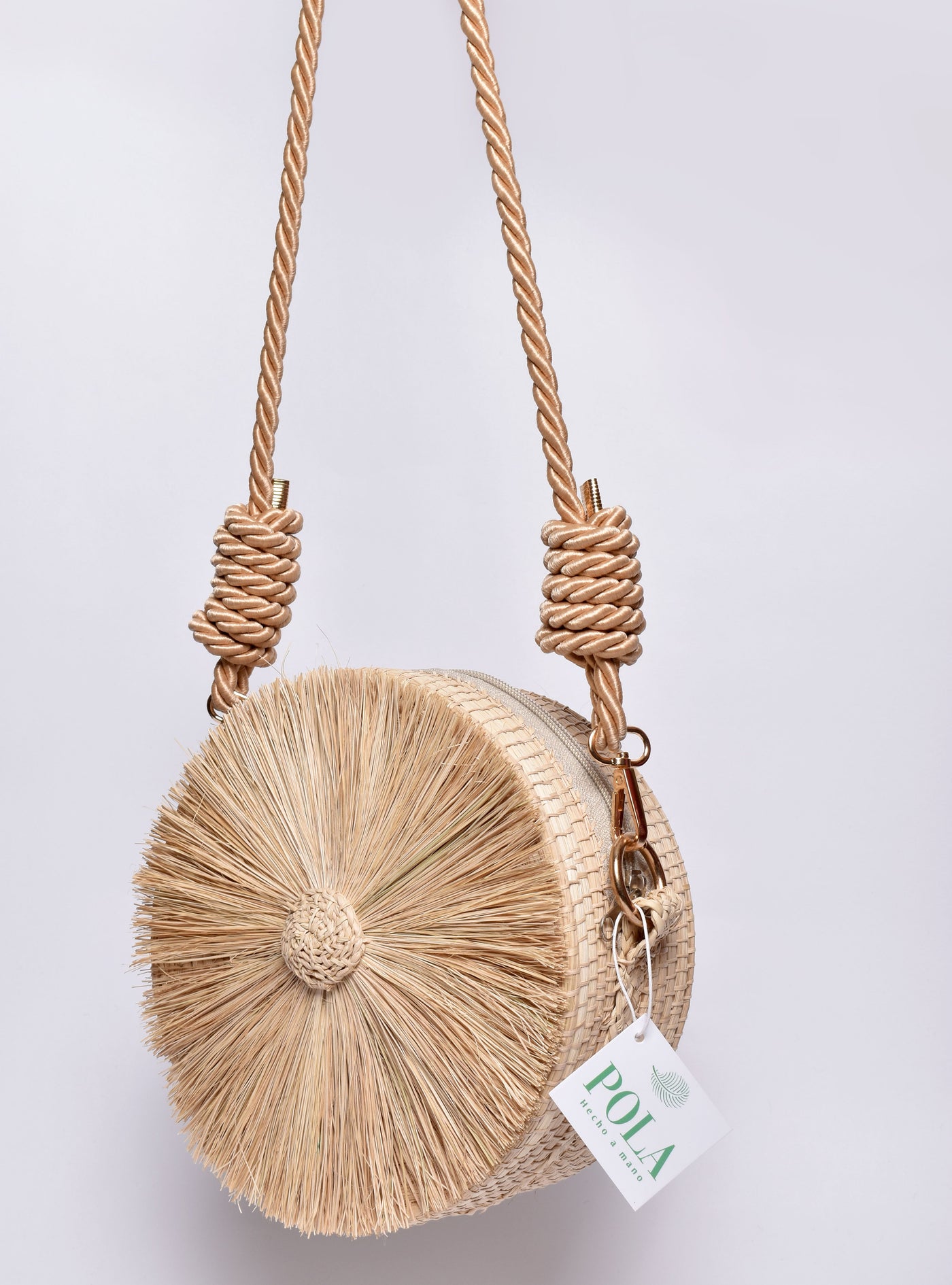 Shaggy Natural Crossbody Bag