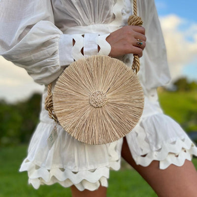Shaggy Natural Crossbody Bag