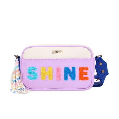Roma Shine Lila Crossbody Bag