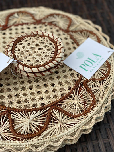 Set x 6 Placemats Marron