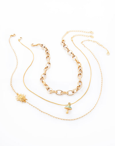 Petunia Necklaces Set