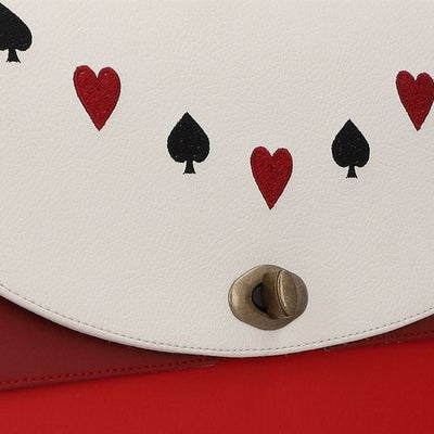 Alice in Wonderland Pekin Rojo Crossbody Bag