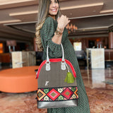 Santa Ana Rojo 100% Cuero Bag