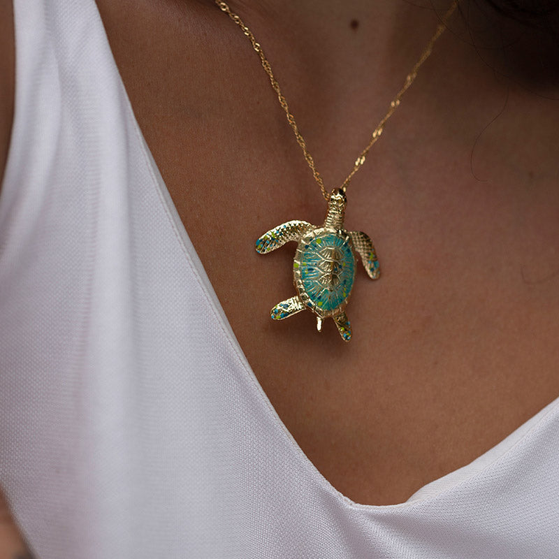 Tortuga Carey Pintada Necklace