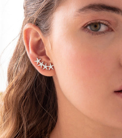 Multiestrellitas Crawler Earrings