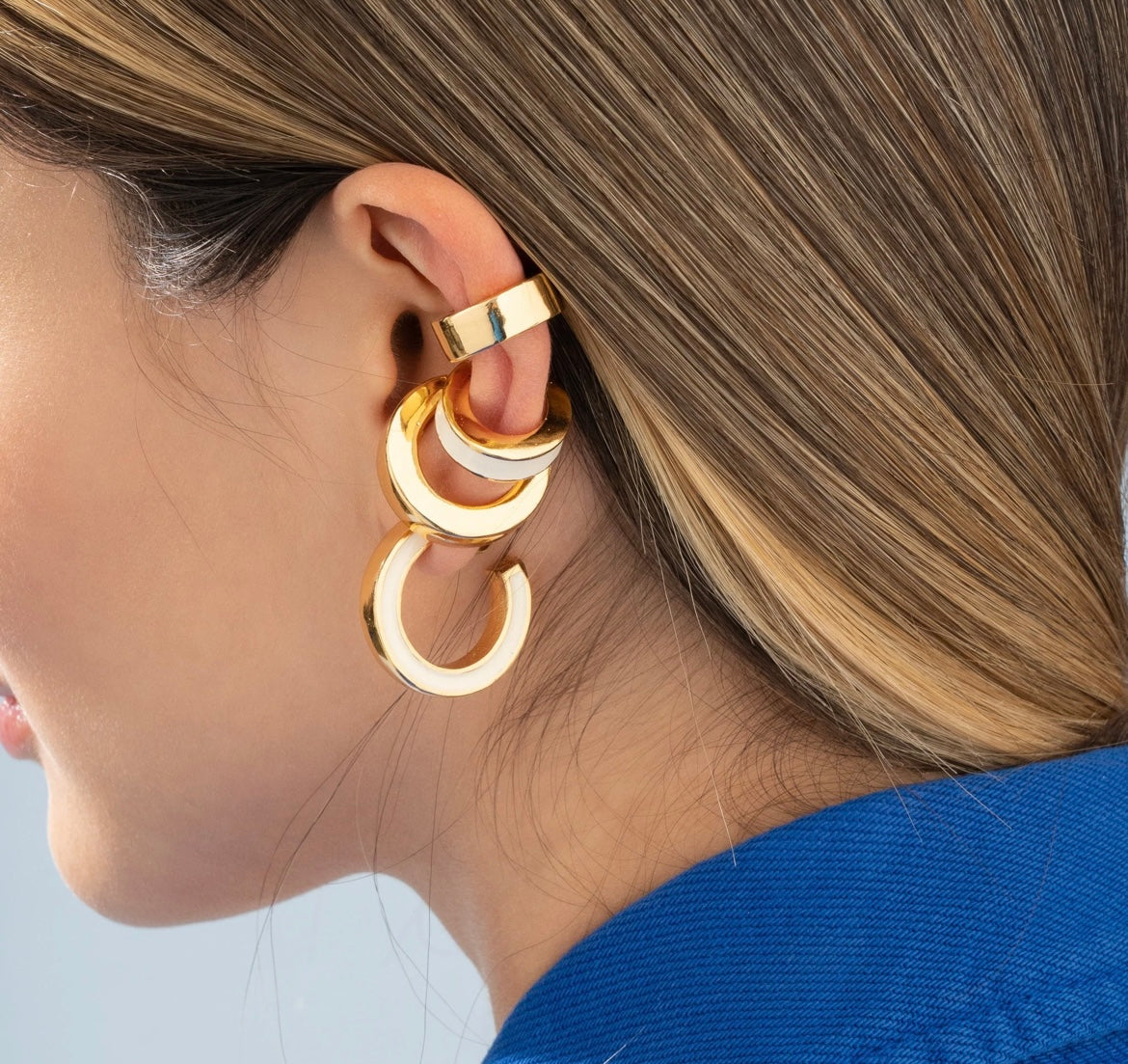 Shapes Blanco Earrings Set