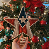 Estrella Boricua Navidad Christmas Tree Topper