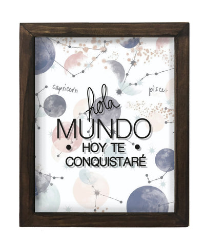 Hola Mundo Art Frame