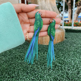 Cotorra Puertorriqueña Earrings