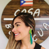 Cotorra Puertorriqueña Earrings