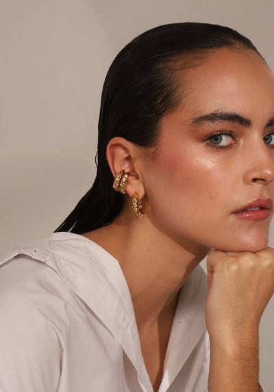 Moon Oro Earrings Set