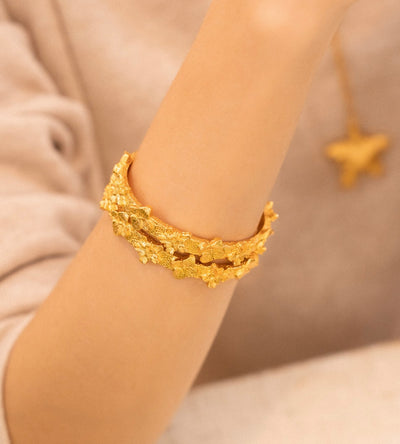 Flor dorada Bracelet