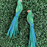 Cotorra Puertorriqueña Earrings
