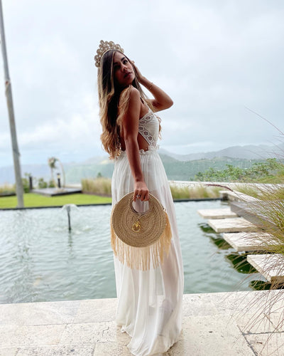 Elena Natural Handbag