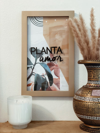 Planta Amor Art Frame gold