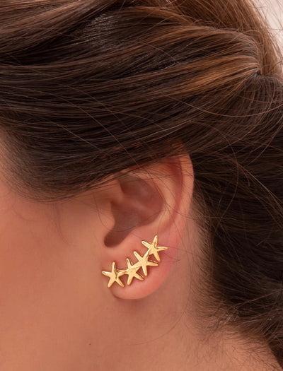 Multiestrellitas Crawler Earrings