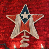Estrella Boricua Navidad Christmas Tree Topper